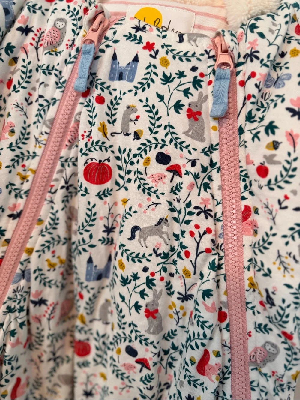 Baby Boden Enchanting Forest Bunting Suit